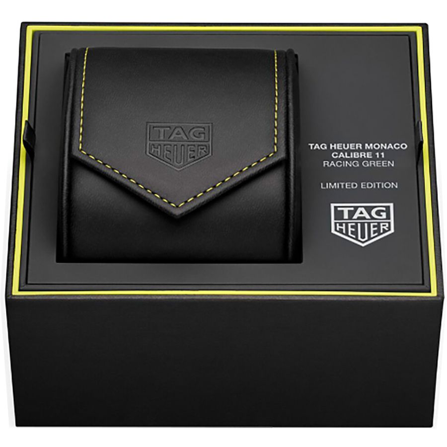 Tag Heuer Monaco Chronograph Green Racing Men's Watch CAW218E.FC6565