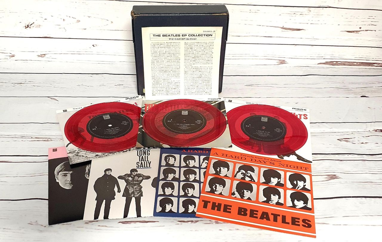 The Beatles The Beatles EP Collection - Red - VG/EX Japanese Box set