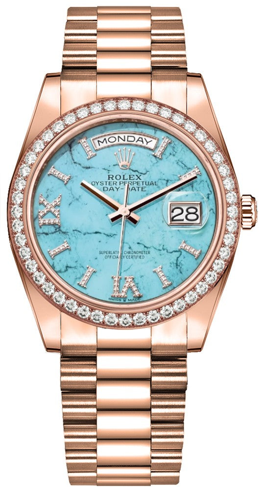 Rolex Day-Date 36 President Bracelet Unisex Watch 128345RBR-0064