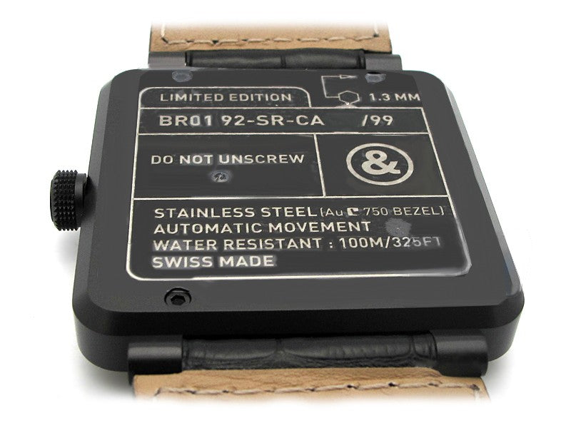 Bell & Ross Aviation Instruments BR0192-SR-CA