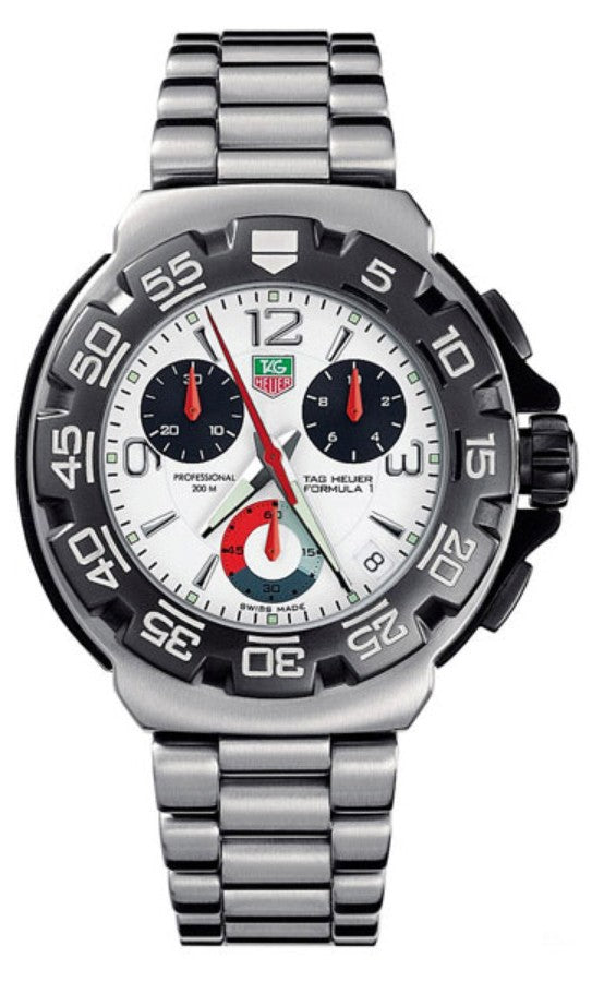 Tag Heuer Formula 1 White Dial Men's Watch CAC1111.BA0850