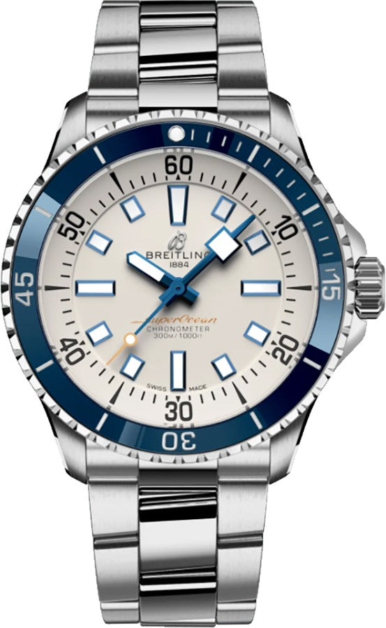 Breitling Superocean Automatic 42 Steel Bracelet Men's Watch A17375E71G1A1