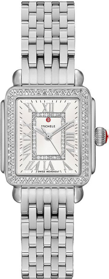 Michele Deco Madison Mini Steel Diamond Women's Watch MWW06D000162