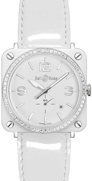 Bell & Ross Aviation Instruments BR-S-WHITE-CERAMIC-DIAMOND-LS