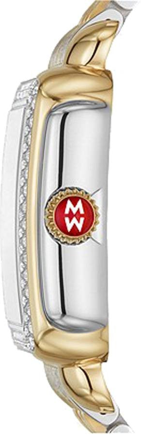Michele Deco Silver Diamond Pave Dial Women's Watch MWW06T000207