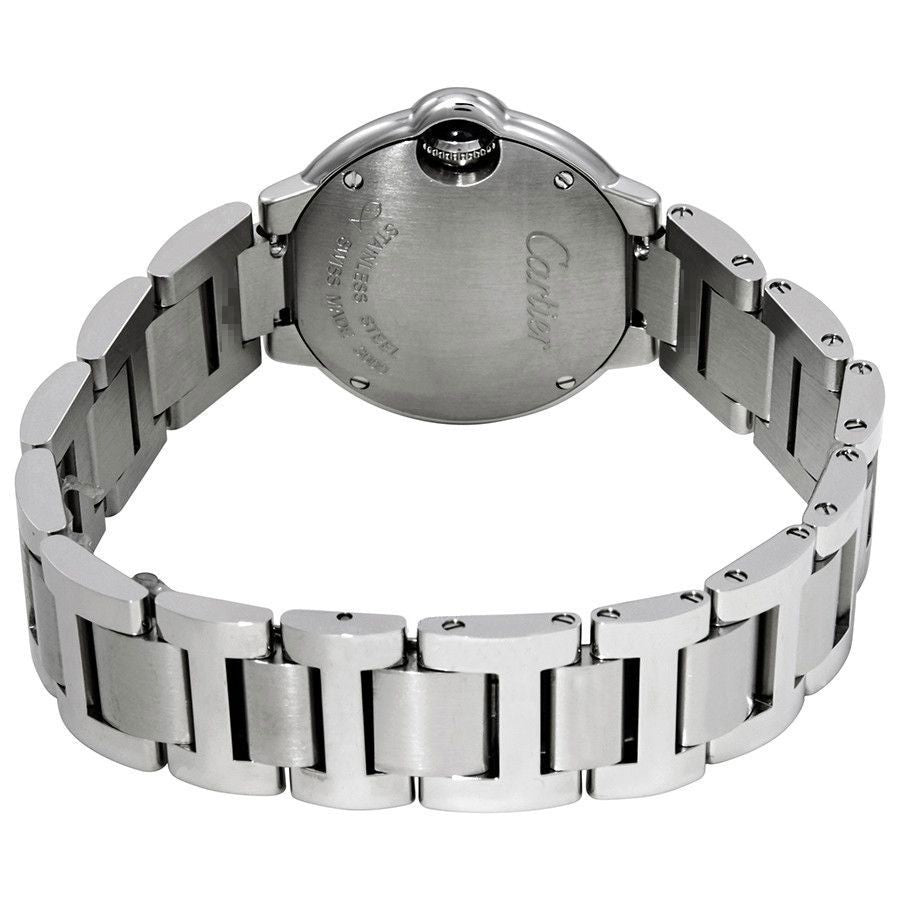 Cartier Ballon Bleu Diamond Steel 28mm Women's Watch W4BB0015
