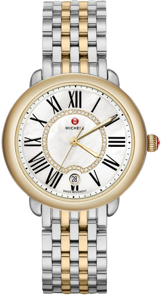 Michele Serein 16 Two-Tone Women's Watch MWW21B000015