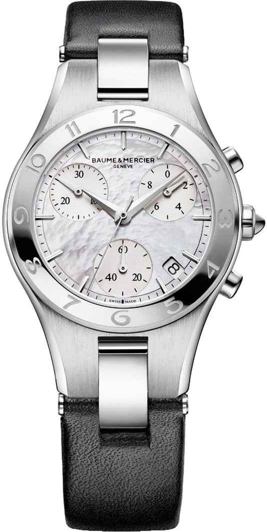 Baume & Mercier Linea Pearl White Dial Women's Watch 10012