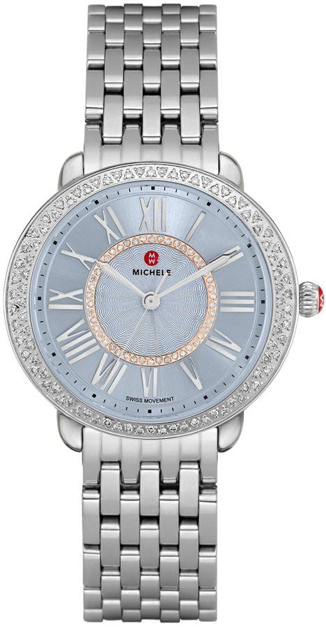 Michele Serein Mid Stainless Steel Diamond Women's Watch MWW21B000149