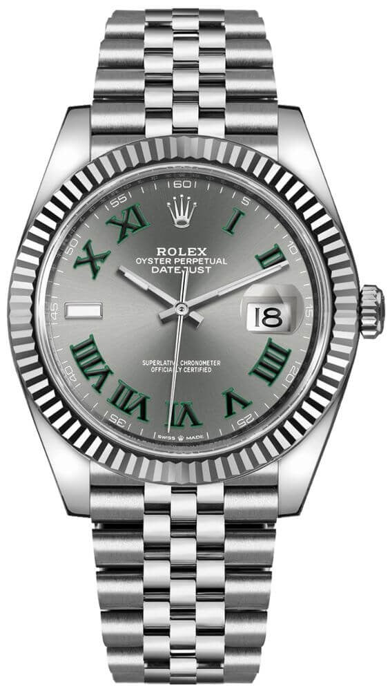 Rolex Datejust 41 Slate Grey Men's Watch 126334-0022