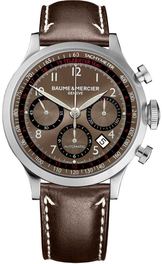 Baume & Mercier Capeland Brown Dial Men's Watch 10002