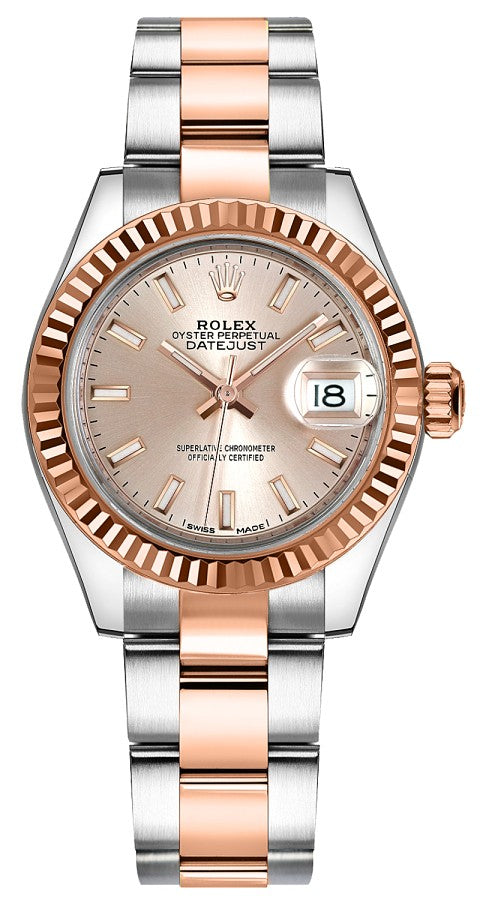Rolex Lady-Datejust 28 Steel & Gold Watch 279171