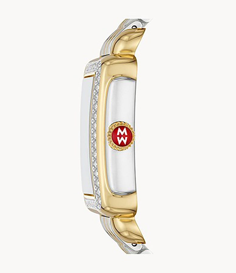 Michele Deco Mid Diamond Bezel Lapis Dial Women's Watch MWW06V000125