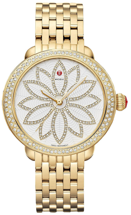 Michele Serein Flower Diamond Ladies Luxury Fashion Watch MWW21A000056