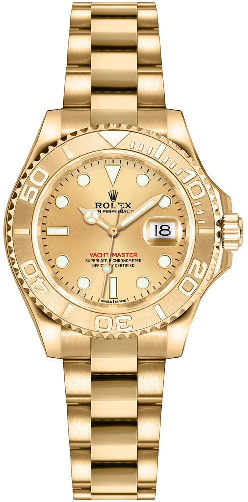 Rolex Yacht-Master 29 Yellow Gold Watch 169628