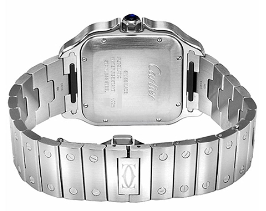 Cartier Santos De Cartier Medium Diamonds Women's Watch W4SA0005