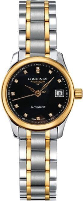 Longines Master Collection Black Dial Two-tone Women's Watch L2.128.5.57.7