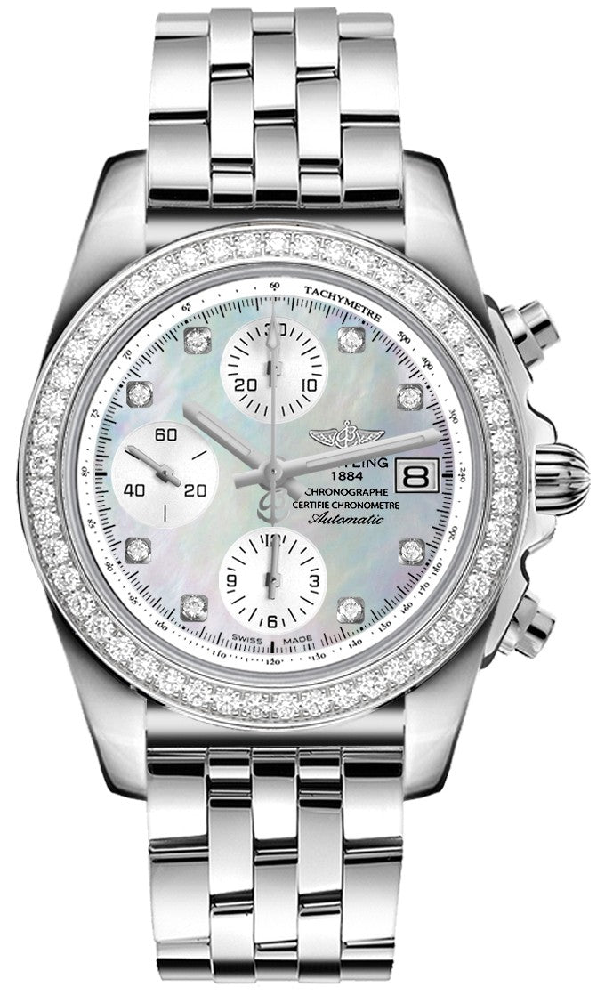 Breitling Chronomat 38 Diamond Women's Watch A1331053/A776-385A