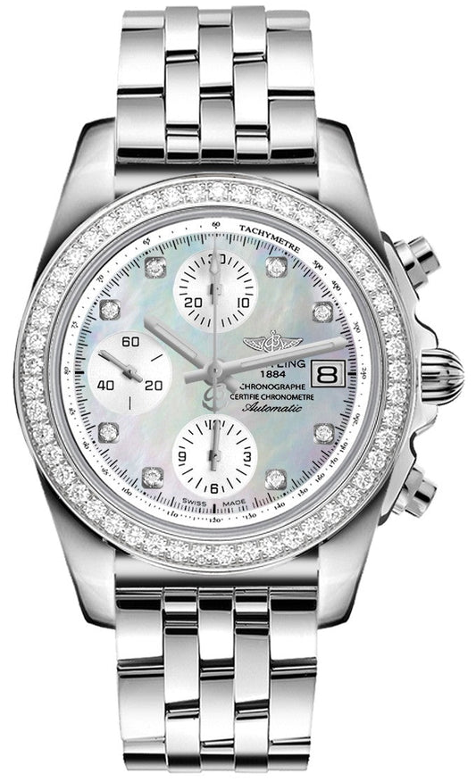 Breitling Chronomat 38 Diamond Women's Watch A1331053/A776-385A
