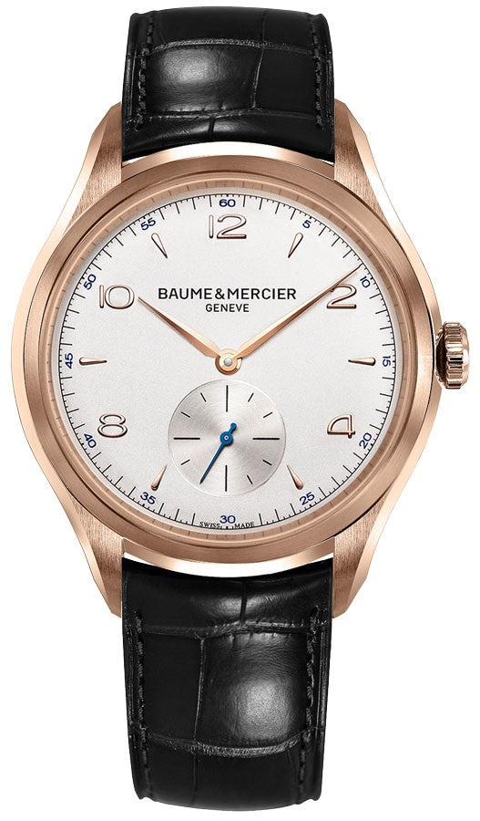 Baume & Mercier Clifton Solid 18k Rose Gold Men's Watch 10060