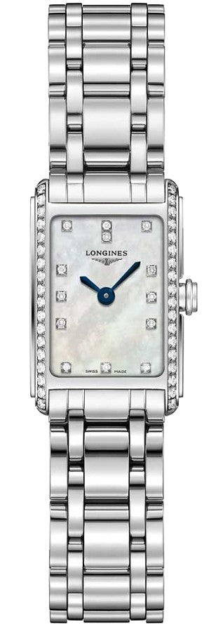 Longines DolceVita White Pearl Diamond Dial Women's Watch L5.258.0.87.6