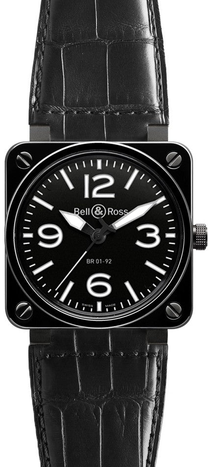 Bell & Ross Aviation Instruments BR0192-BL-CER/SCR