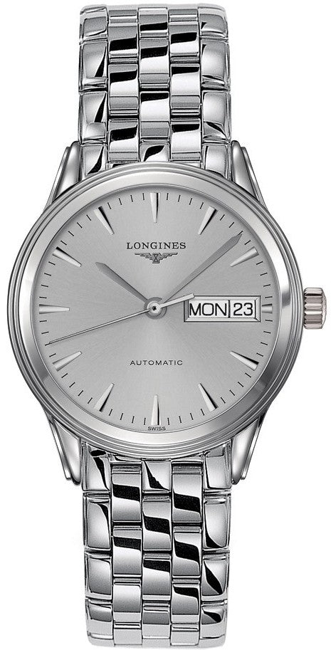 Longines Flagship Grey Dial Men's Swiss Authentic Watch L4.799.4.72.6