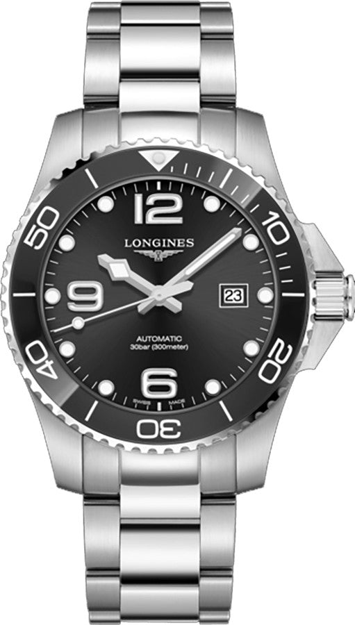 Longines HydroConquest Black Dial Men's Watch L3.782.4.56.6