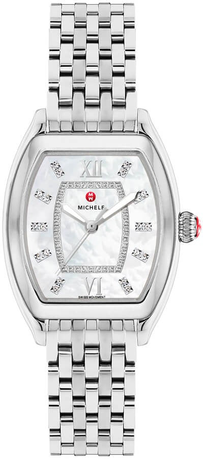 Michele Releve MOP Diamond Dial Women's Watch MWW19B000003