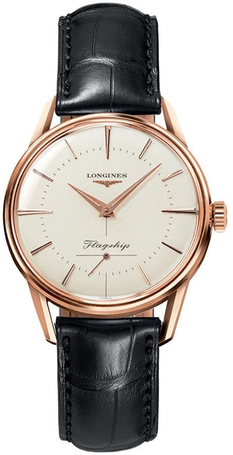 Longines Flagship Heritage 18k Rose Gold Men's Watch L4.746.8.72.0