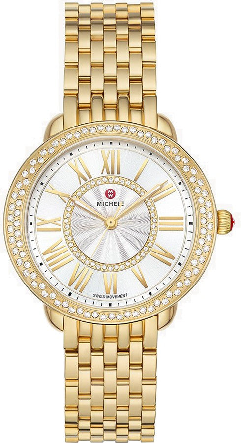 Michele Serein Mid Diamond Bezel Roman Women's Watch MWW21B000161