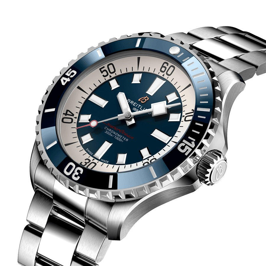 Breitling Superocean Automatic 46 Ceramic Bezel Men's Watch A17378E71C1A1