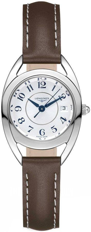 Longines Equestrian Brown Leather Strap Women's Watch L6.136.4.73.2
