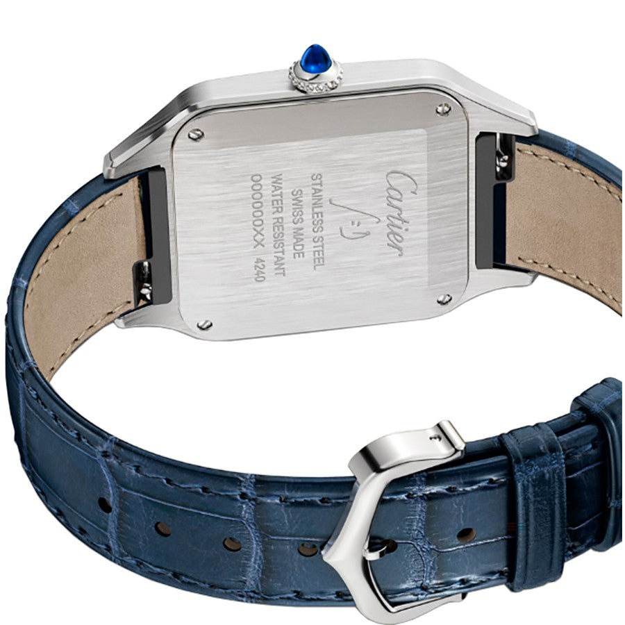 Cartier Santos-Dumont Large Quartz Stainless Steel Men's Watch WSSA0022
