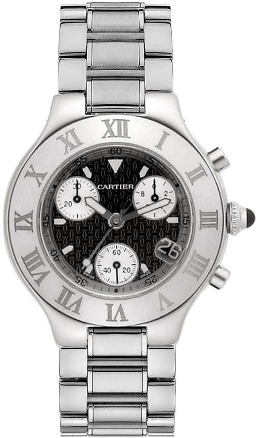 Cartier Must 21 Chronoscaph Steel Men's Watch W10172T2