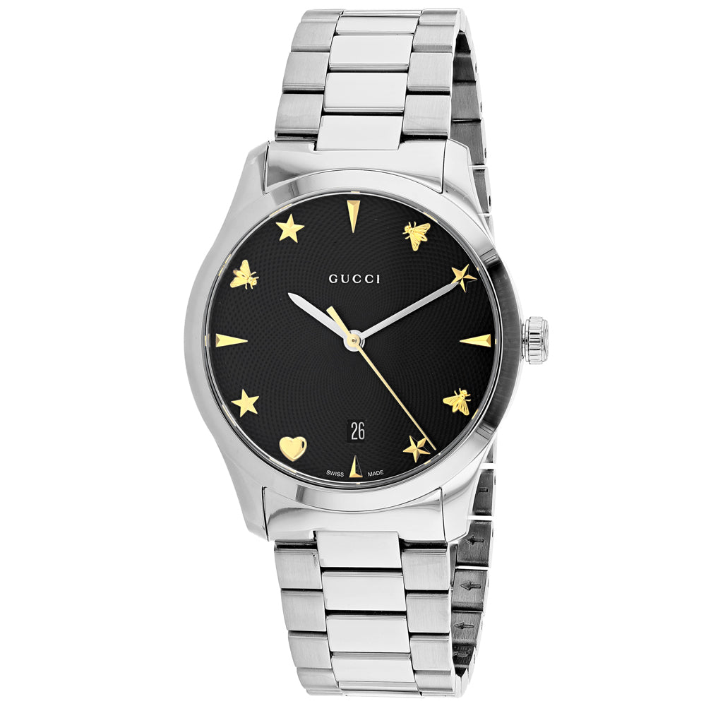 Gucci Men's G-Frame Black Dial Watch - YA1264029